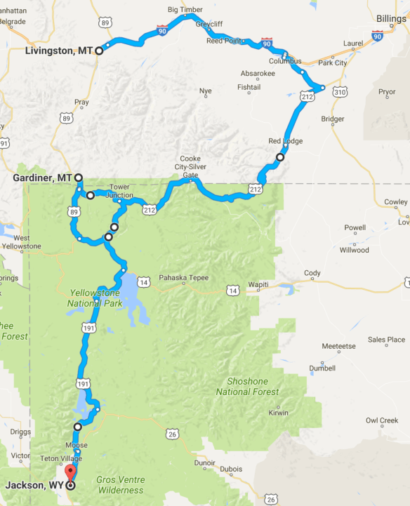 Ride Canadian Rockies-Map-Days 13-14